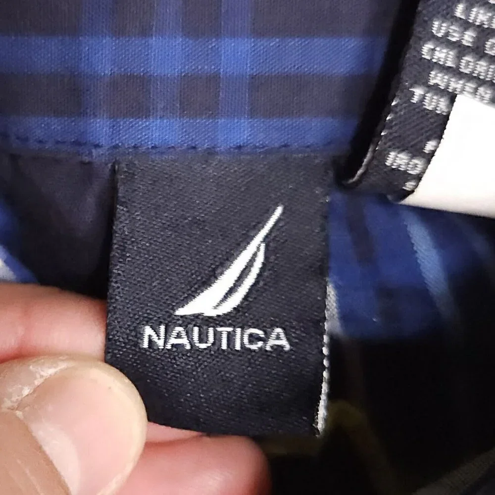 Nautica Toddler Boys Blue Yellow Plaid Button Down Matching Sweater Vest...
